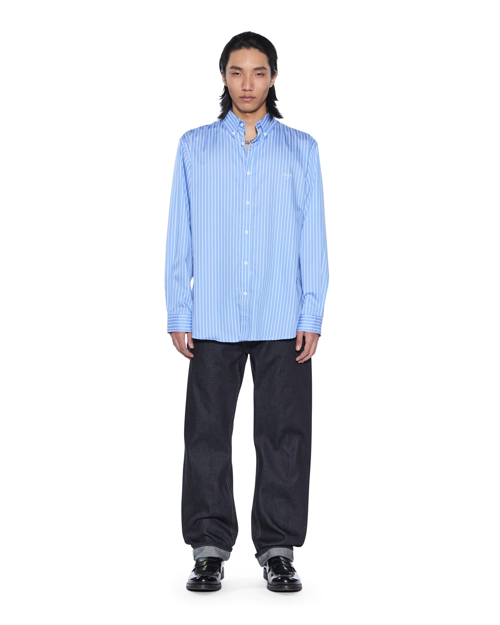 MENS  KADE LS SHIRT BLUE SHIRTS