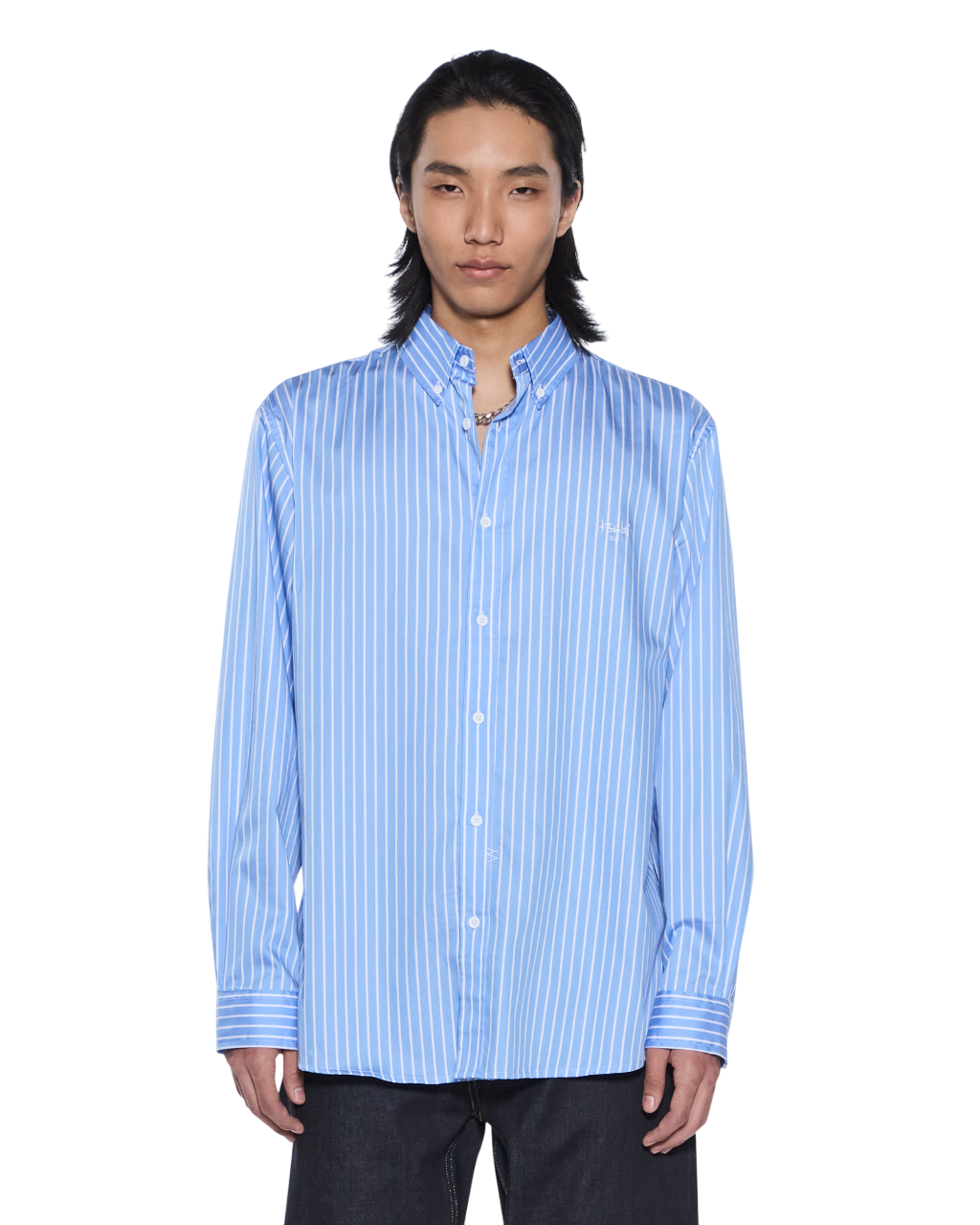 MENS  KADE LS SHIRT BLUE SHIRTS