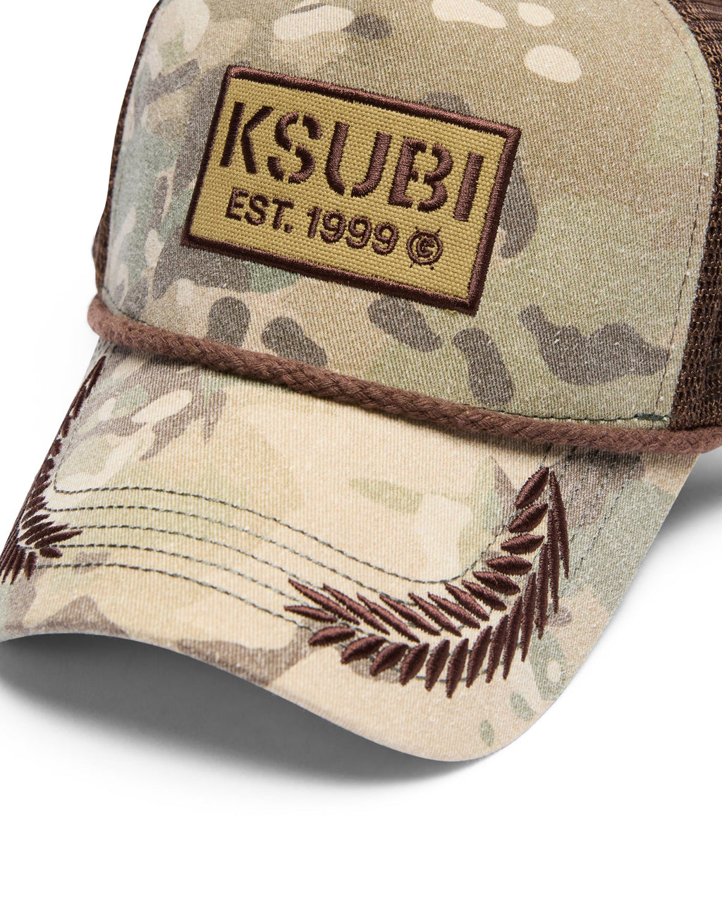 STATE CAMO TRUCKER HEADWEAR