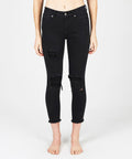 SKINNY CROP BLACK PUTTY