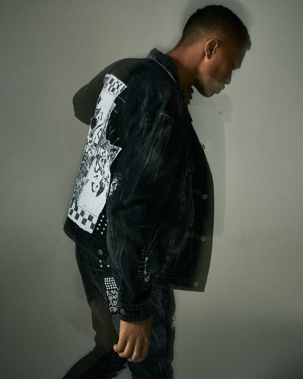 Mens Oh G Jacket Streets Oversized Jackets - Black