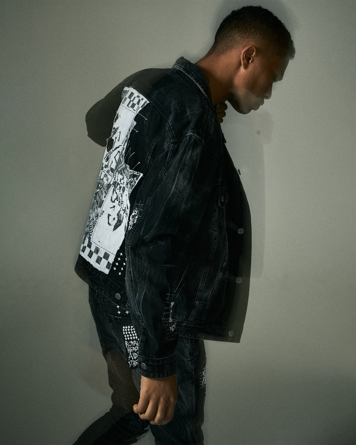 Mens Oh G Jacket Streets Oversized Jackets - Black