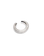 KRYSTAL RIPPLE EAR CUFF SILVER JEWELLERY