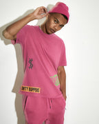 Mens Collective Kash Ss Tee Ultra Regular Tees - Pink