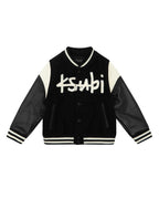 KIDS 1999 LIL KING LETTERMAN JACKET BLACK JACKETS