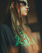 WOMENS WORLDWIDE NIRVANA SS TEE BLACK TEES