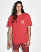 Mens Ksubi 23 Biggie Ss Tee Red Oversized Tees - Red