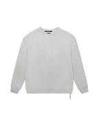 MENS 4 X 4 BIGGIE CREW GREY MARLE FLEECE