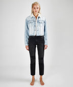 Womens Daggerz Sherpa Jacket Chillz Jackets - Denim