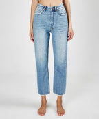 Womens Chlo Wasted Heartache Relaxed Denim Jeans - Denim