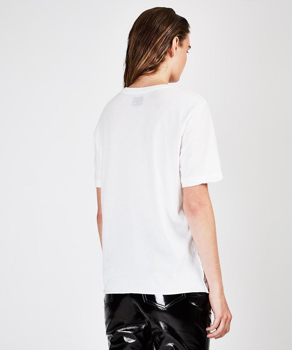 Womens Jackson Ss Tee Worn In White Tees - White