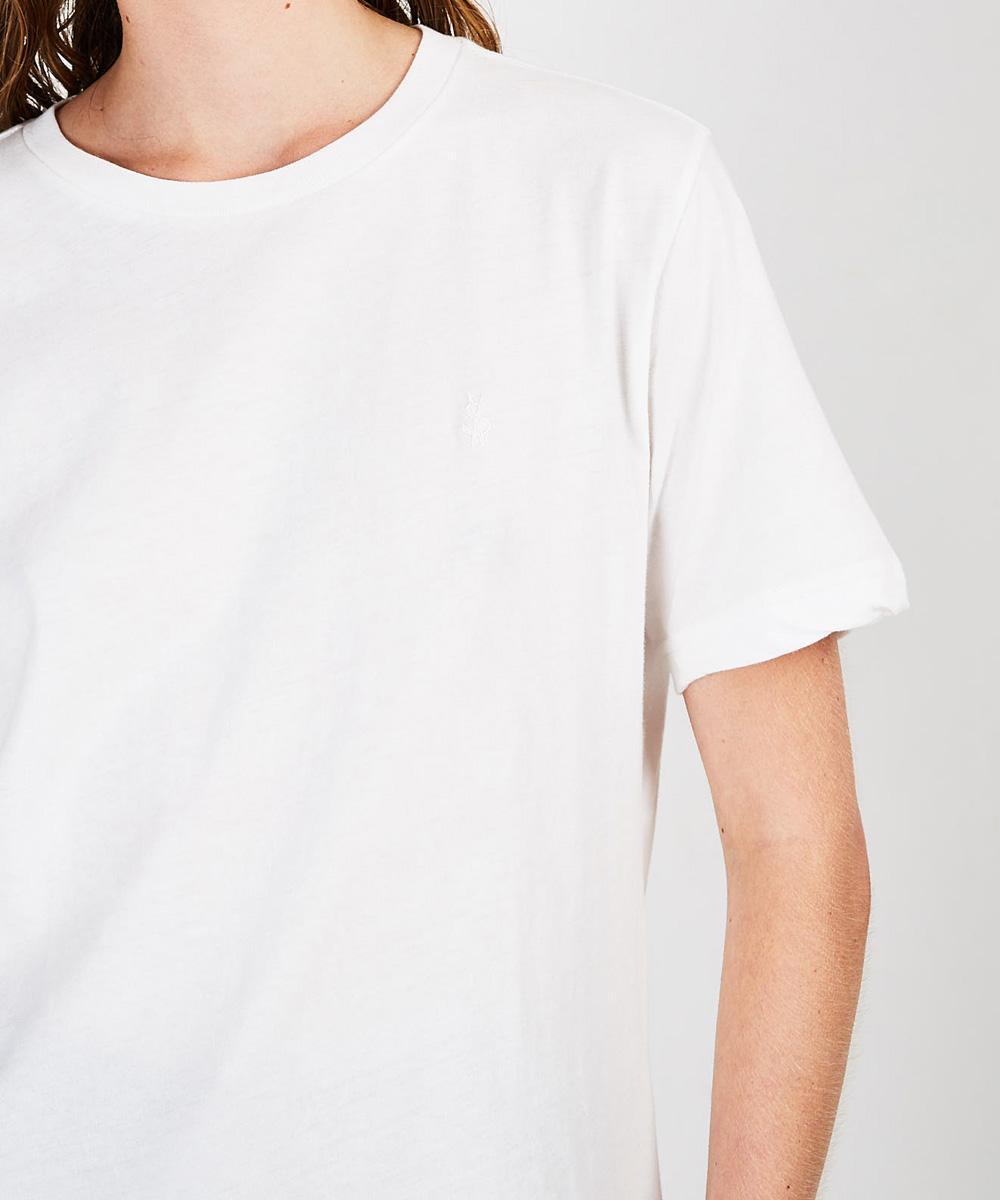 Womens Jackson Ss Tee Worn In White Tees - White