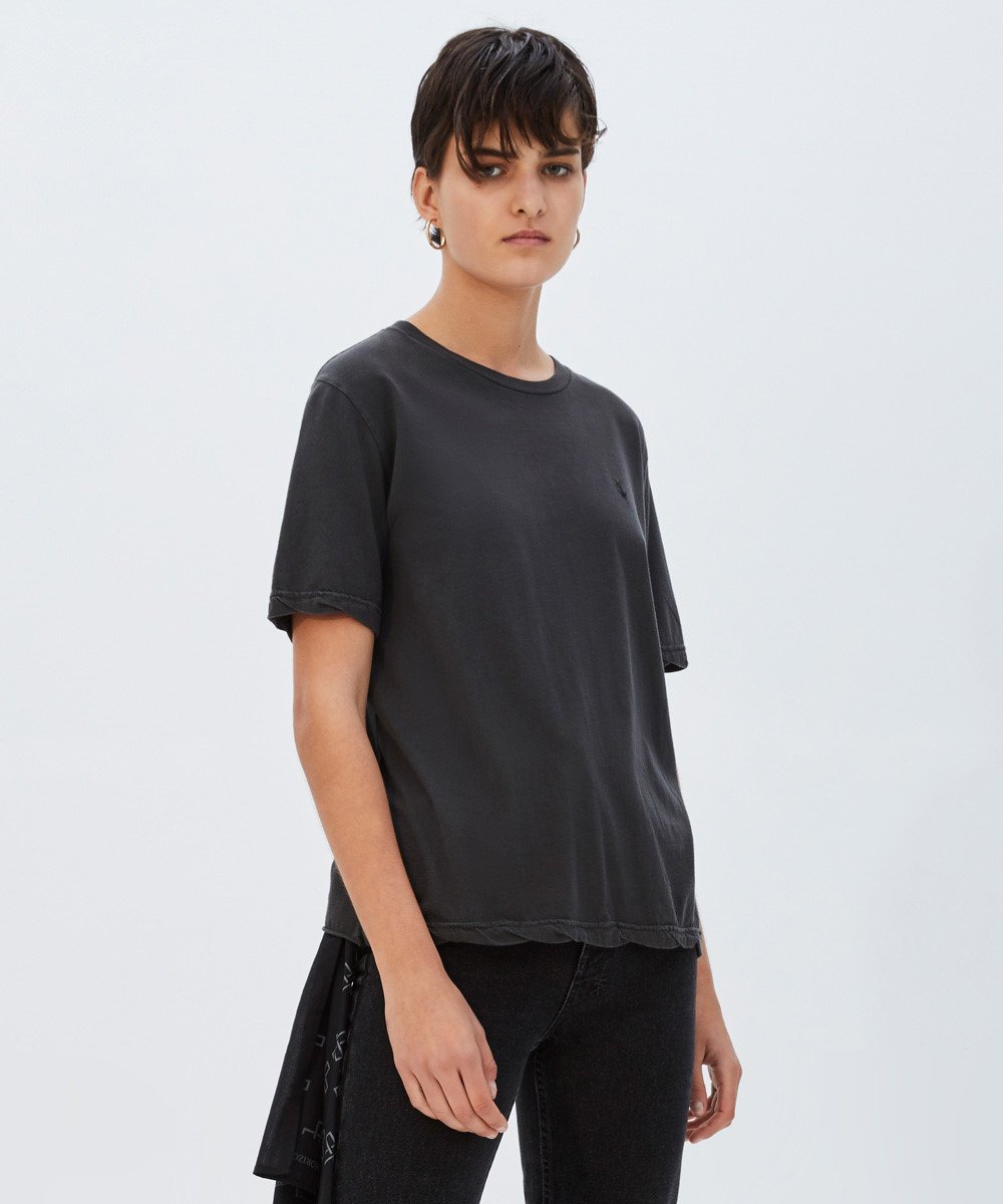 Womens Jackson Ss Tee Back To Black Tees - Black