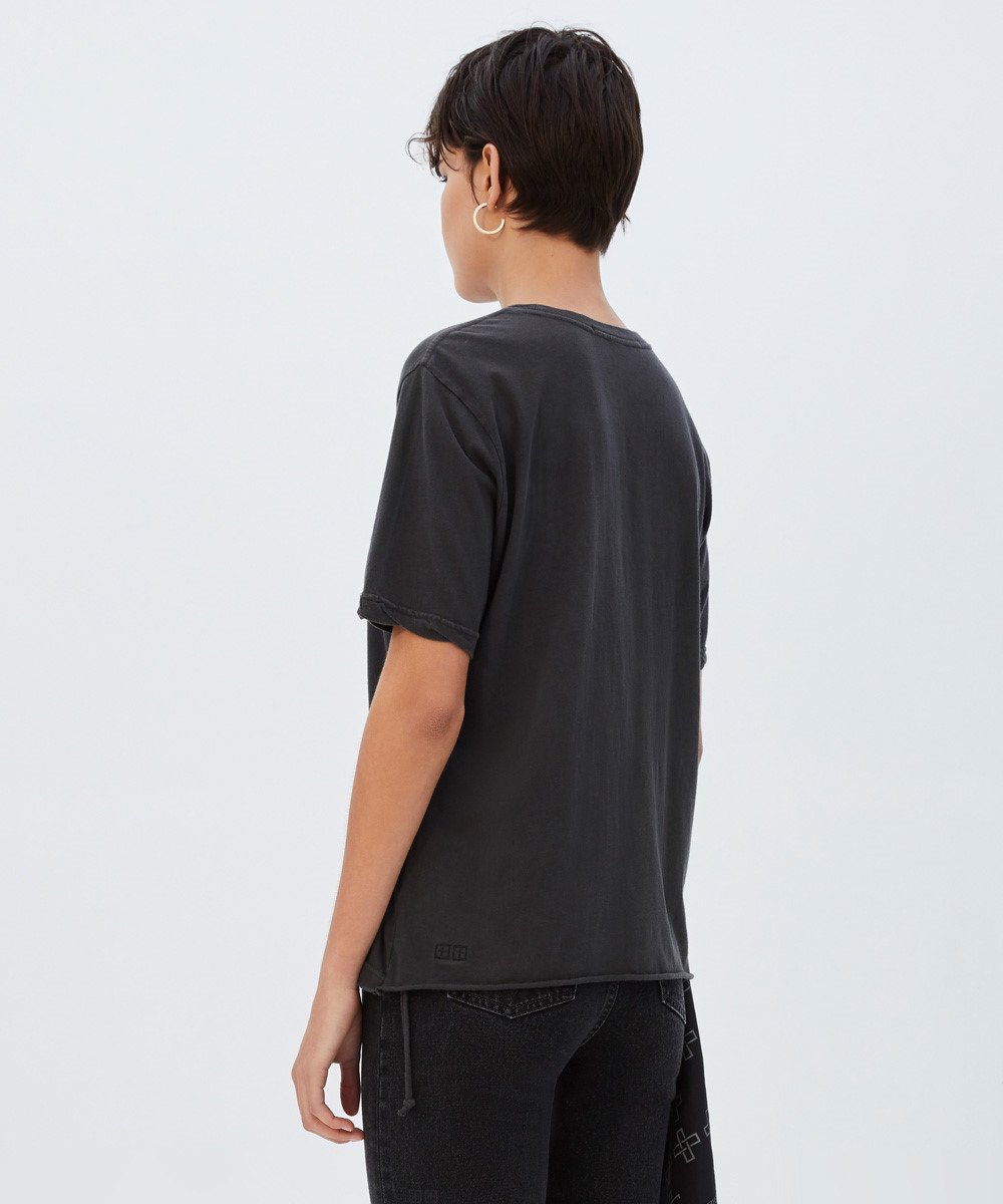 Womens Jackson Ss Tee Back To Black Tees - Black