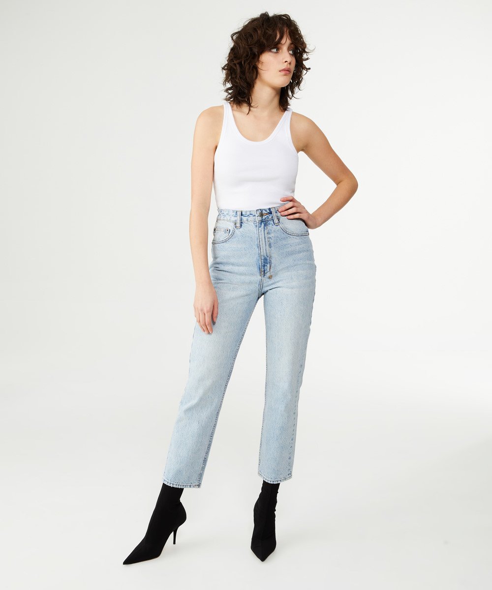 Womens Chlo Wasted Karma Relaxed Denim Jeans - Denim