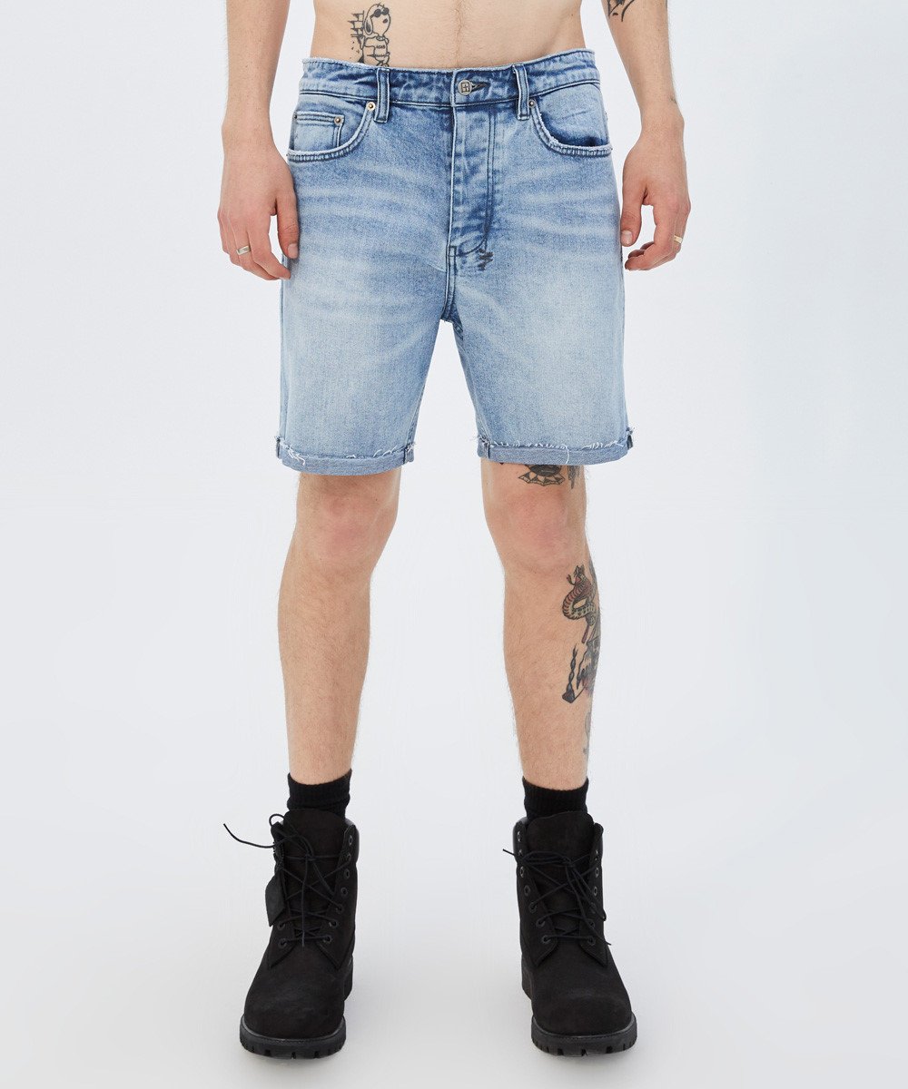 Mens Chopper Short Ultimatum Slim Walkshorts - Denim