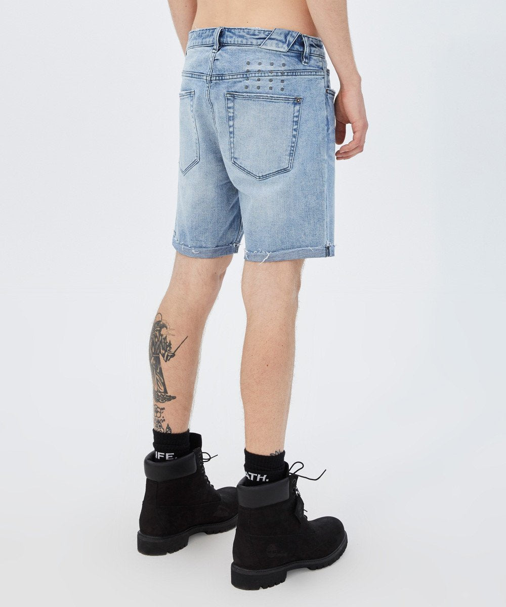 Mens Chopper Short Ultimatum Slim Walkshorts - Denim