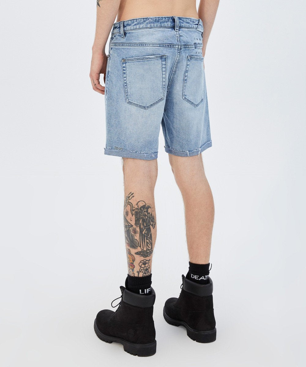 Mens Chopper Short Ultimatum Slim Walkshorts - Denim