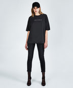 Womens North Of Nirvana Ss Tee Black Oversized Tees - Black