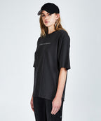 Womens North Of Nirvana Ss Tee Black Oversized Tees - Black