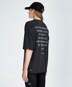 Womens North Of Nirvana Ss Tee Black Oversized Tees - Black