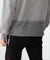 MENS  SEEING LINES CREW VINTAGE GREY FITTED FLEECE
