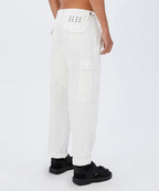 MENS RAWS CARGO PANT WHITE PANTS