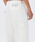 MENS RAWS CARGO PANT WHITE PANTS