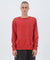 MENS  SEEING LINES CREW POPPY FITTED FLEECE
