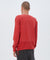 MENS  SEEING LINES CREW POPPY FITTED FLEECE