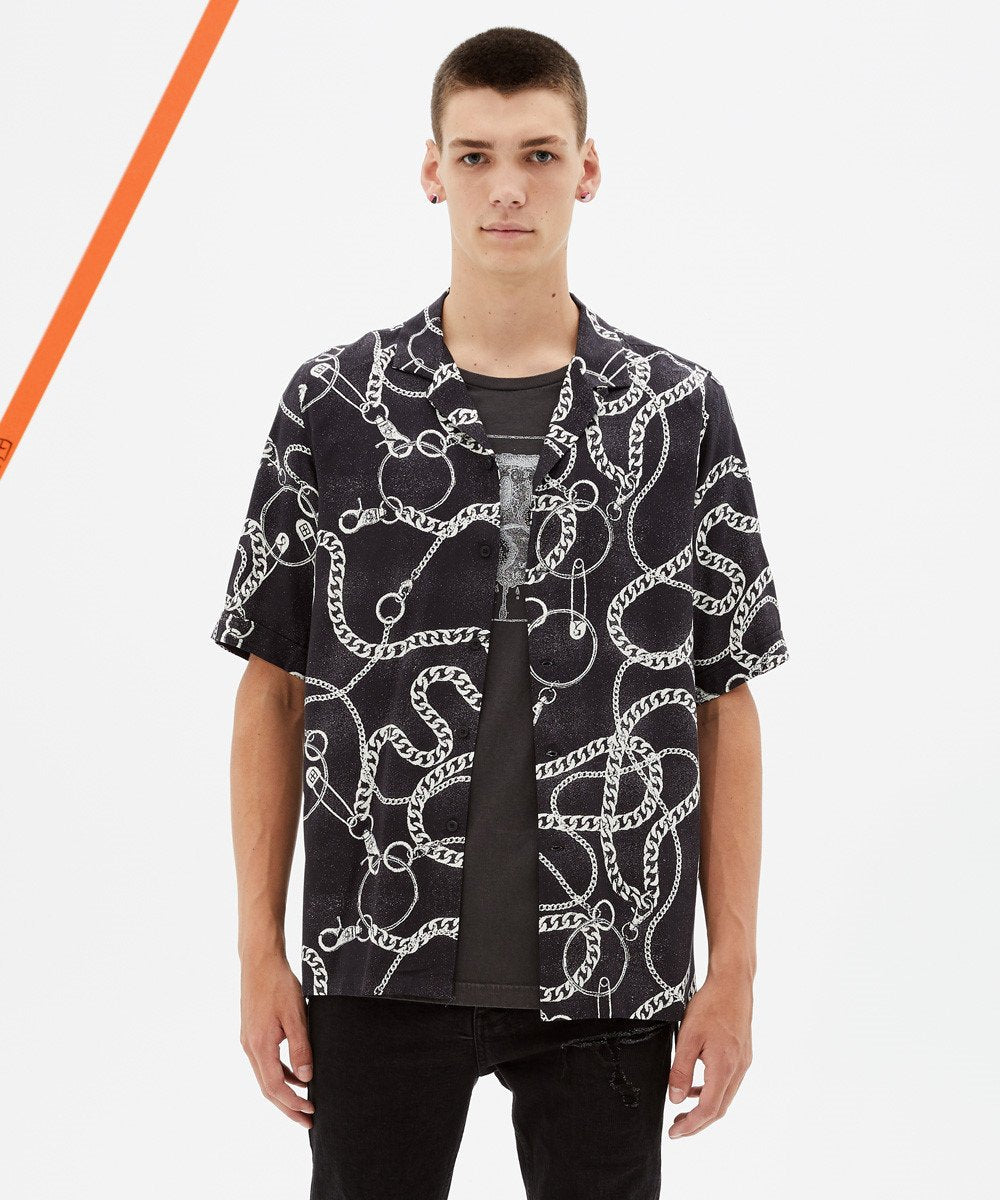 MENS HEAVY METAL RESORT SS SHIRT SHIRTS