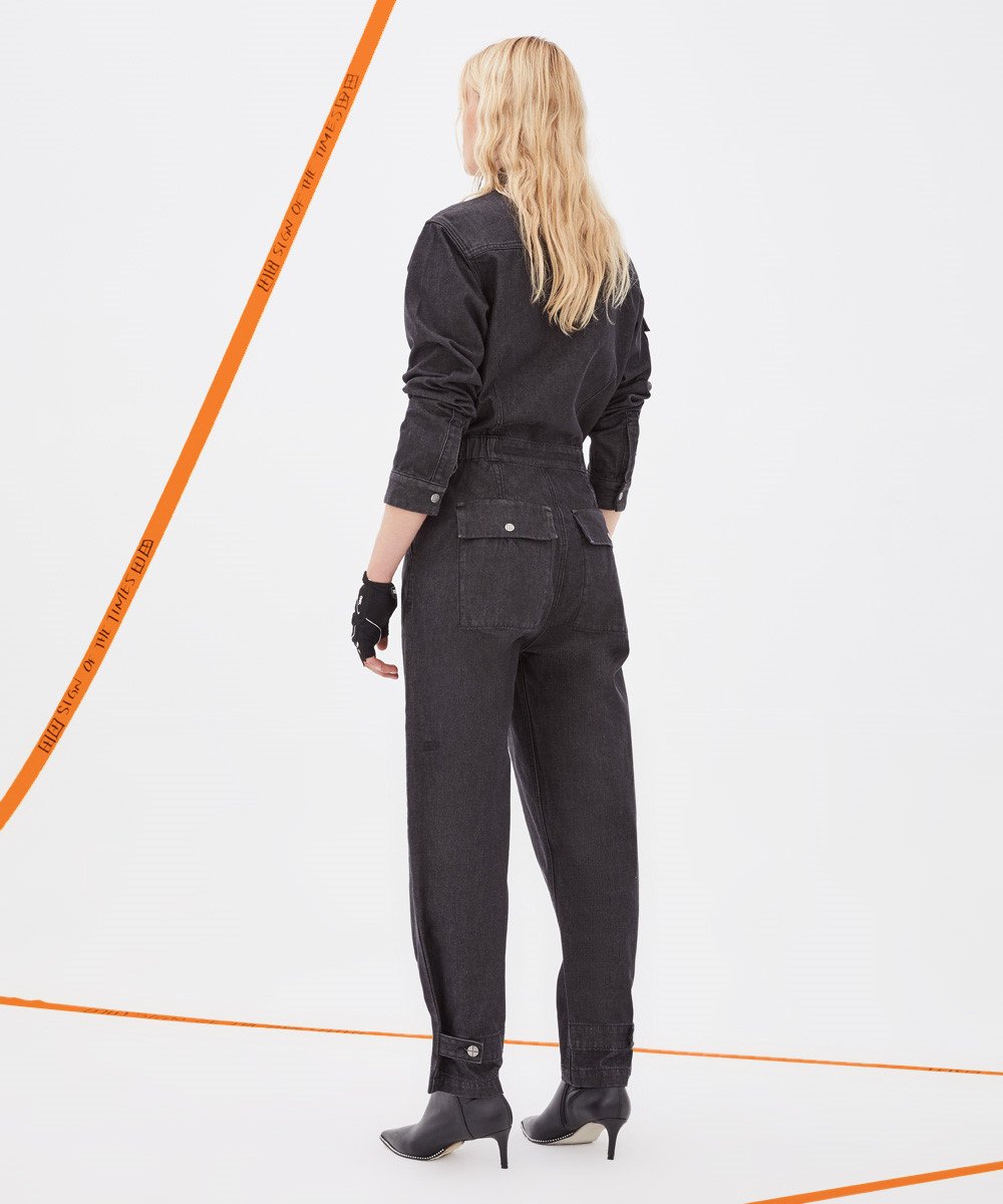 EMPIRE BOILER SUIT UNTOUCHED BLACK