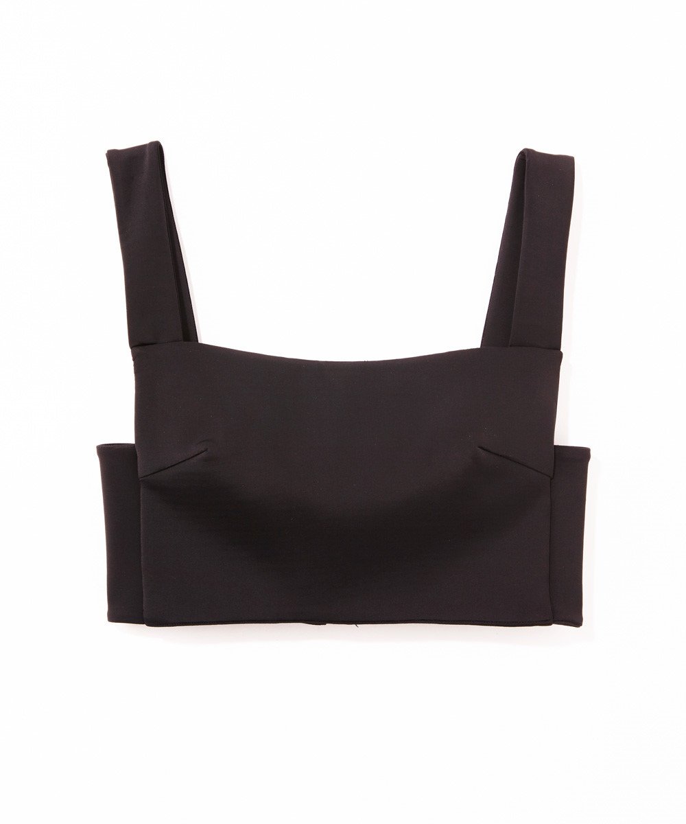 Womens Racy Crop Top Black Flash Fashion Tops - Black