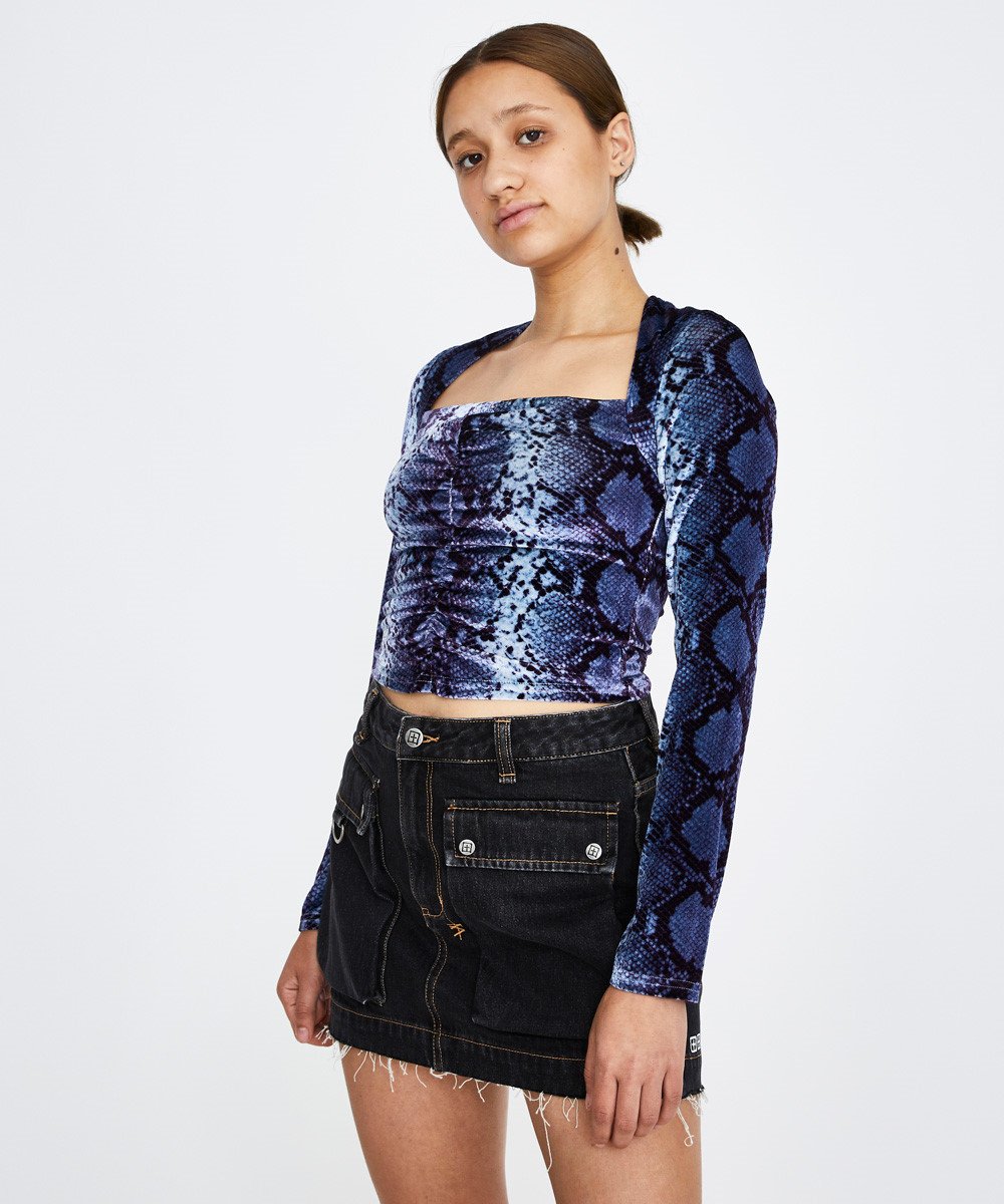 WOMENS PONTY MYTHON LS TOP SNAKE FASHION TOPS