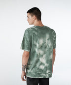 Mens Super Nature Ss Tee Multi Oversized Tees - Blue