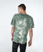 Mens Super Nature Ss Tee Multi Oversized Tees - Blue