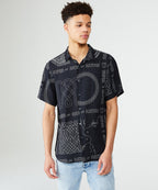 Mens Super Nature Ss Shirt Black Shirts - Black