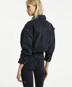 Womens Relaxo Shirt Dusted Black Oversized Shirts - Black
