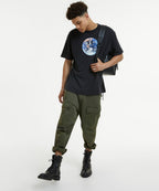 Mens Korrupted Cargo Pant Khaki Relaxed Pants - Green