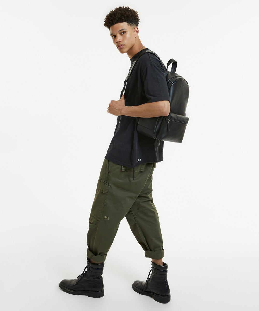 Mens Korrupted Cargo Pant Khaki Relaxed Pants - Green