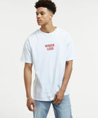 Mens Revolution Ss Tee White Oversized Tees - White