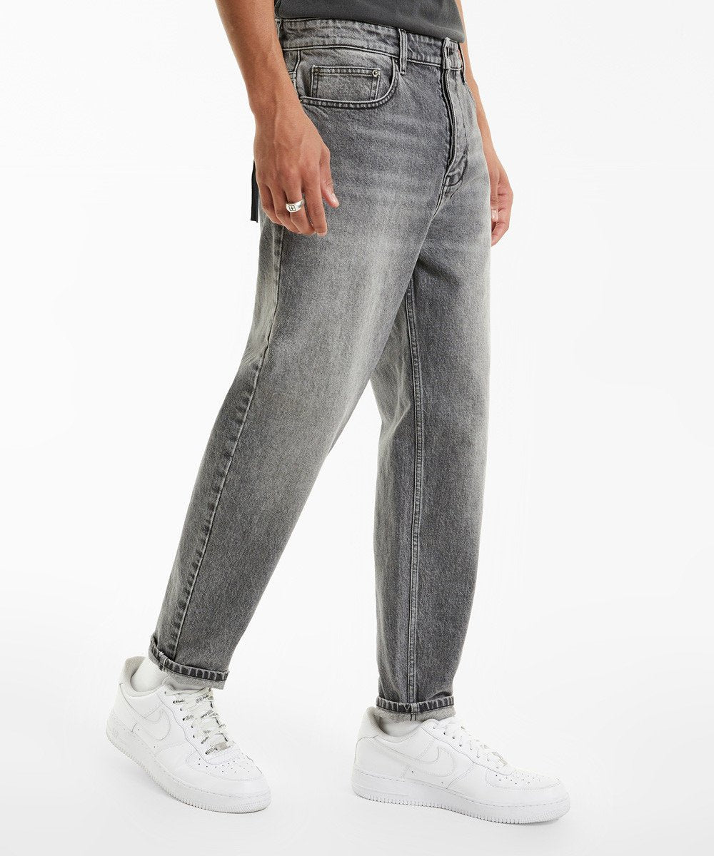 Mens Bullet Sessions Relaxed Denim Jeans - Grey