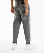 Mens Bullet Sessions Relaxed Denim Jeans - Grey