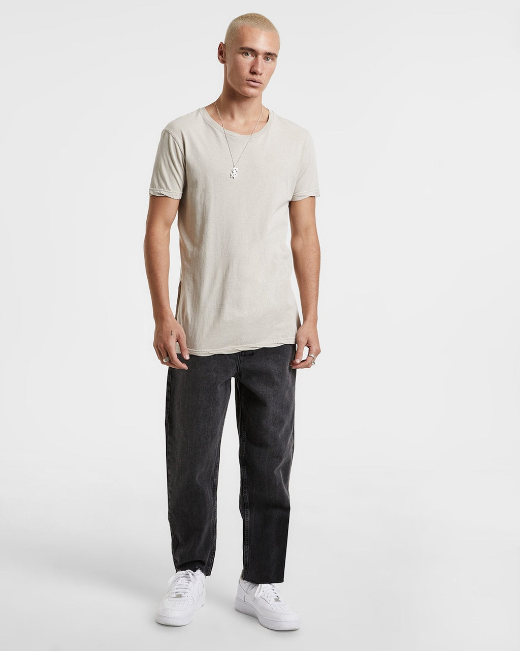 MENS BULLET CROP ASPHALT DENIM JEANS