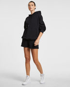 WOMENS 3 X 4 OH G HOODIE JET BLACK FLEECE