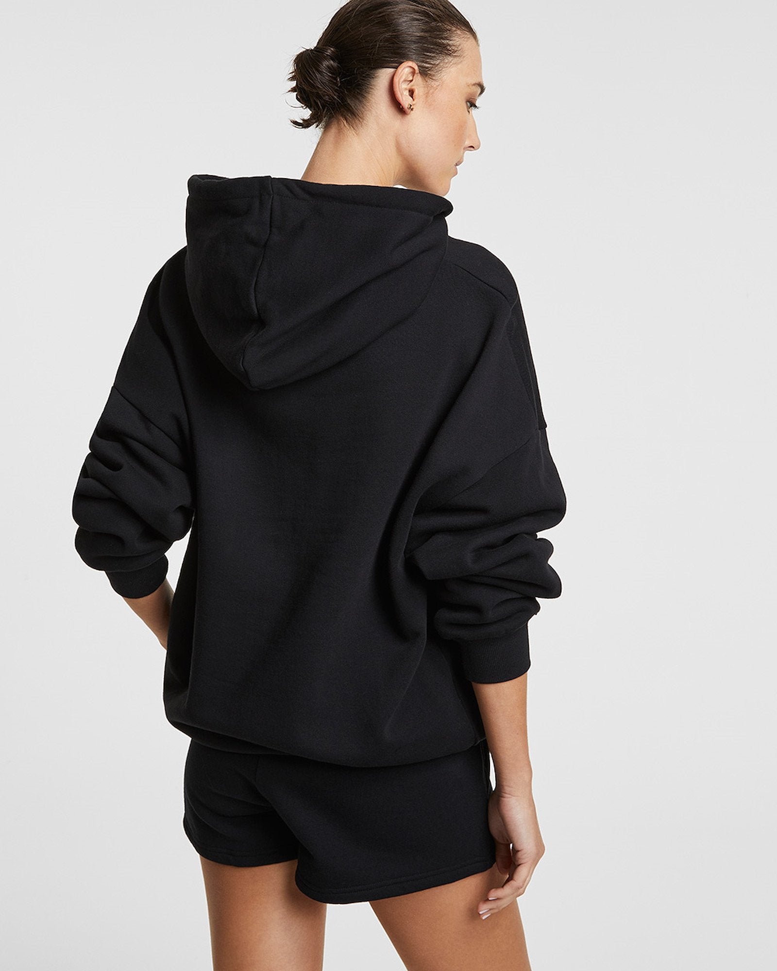 WOMENS 3 X 4 OH G HOODIE JET BLACK FLEECE