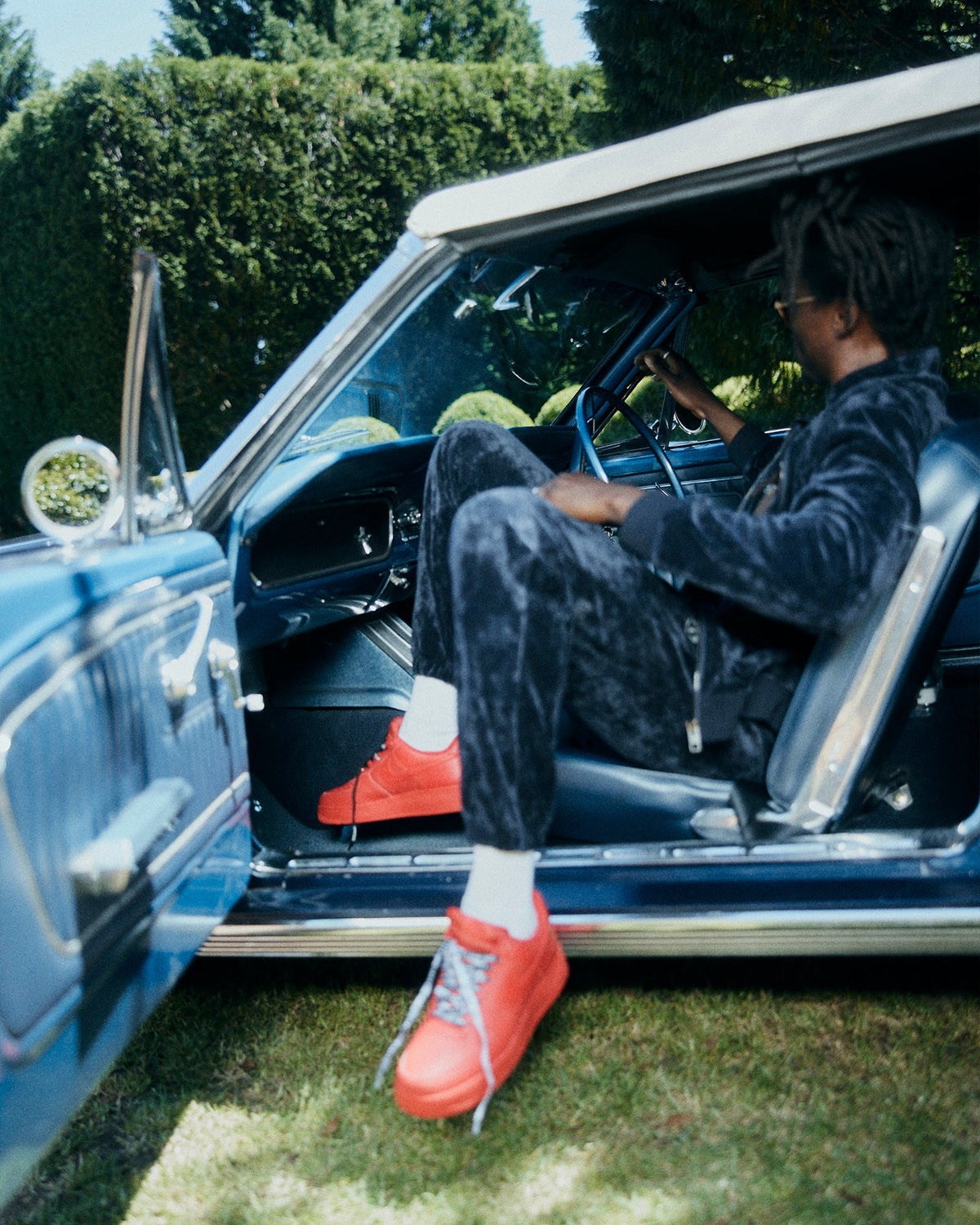 MENS ANTIDOTE LOFI TRAK PETROL PANTS