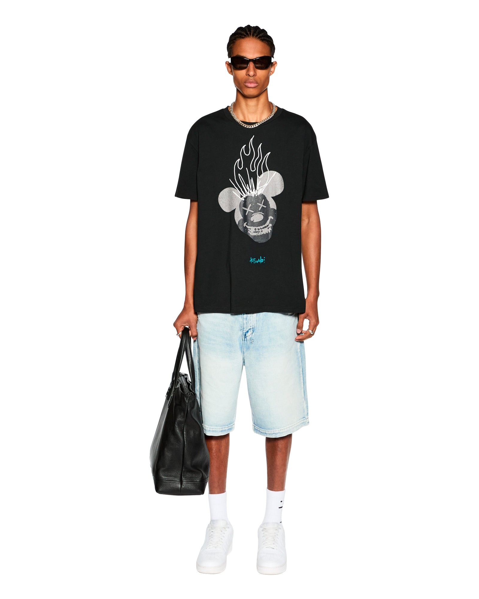 MENS  MAXX SHORT BLUE ICE RELAXED WALKSHORTS