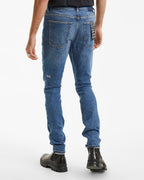Mens Van Winkle Blazed Trashed Skinny Denim Jeans - Denim