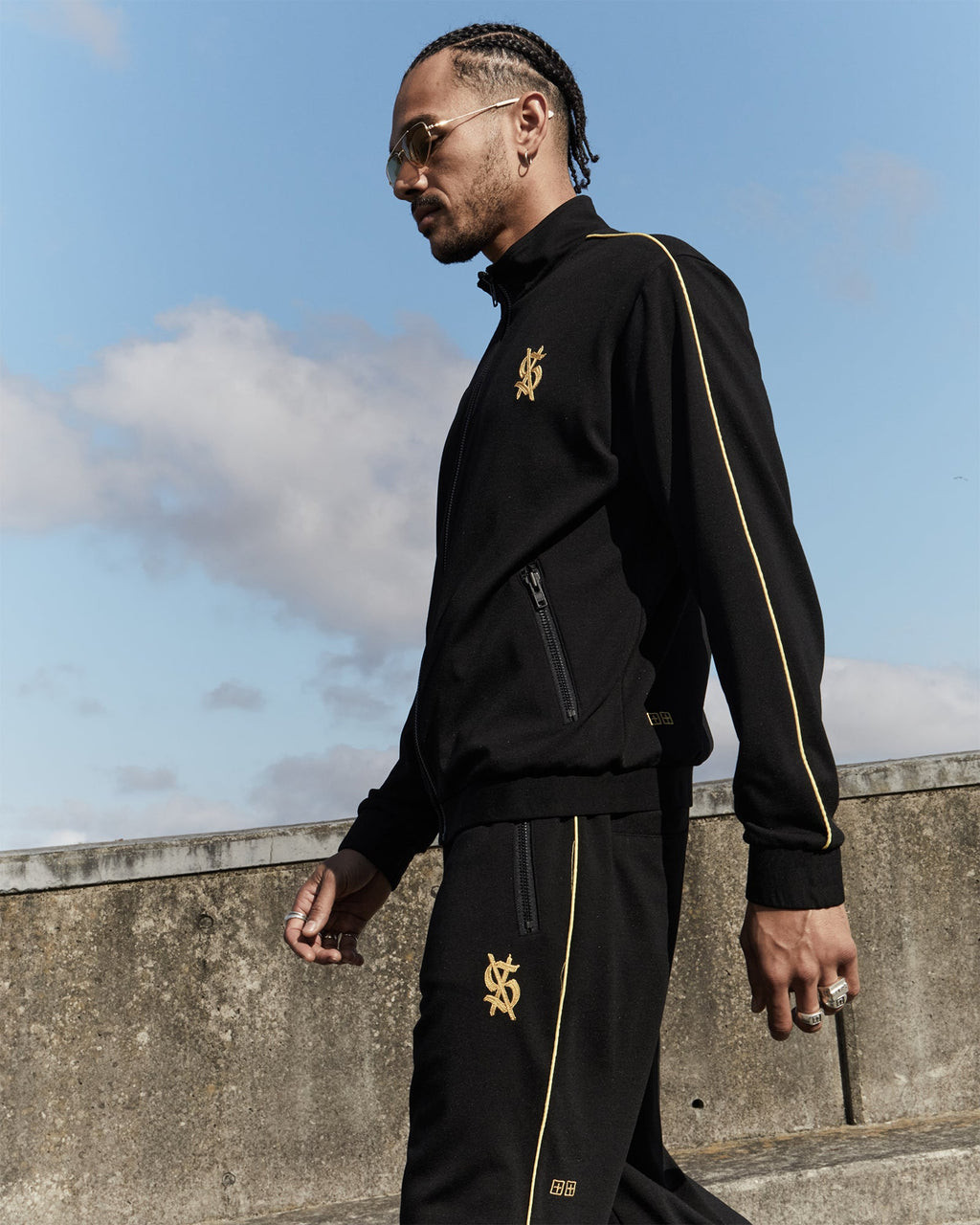 MENS ANTIDOTE TRAK JACKET BLACK/YELLOW JACKETS